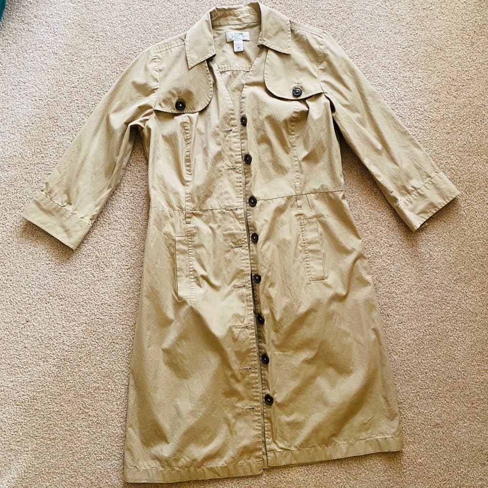 Loft thin coat 6petite like new
